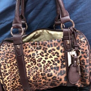 Tiger print purse